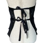 Tokyo Denim Black Silk Beaded Halter with exposed Back Photo 9