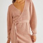 Free People  Sienna Wrap Sweater Dress Photo 0