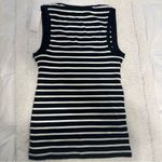 Loft Perfect Ribbed Striped Scoop Neck Tank Top XS Photo 4