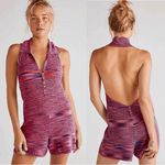 Free People  knit halter romper sz large Photo 1