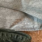 Outdoor Voices  Tri-Tone Slashback Crop Top in Green/Blue Size S Photo 4