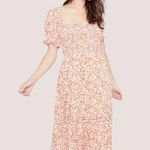 Lost + Wander Sweet Summer Daze Midi Dress Red Floral NWT Size M Photo 0