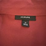Alfani  Plus Size 2X‎ Crimson Coral Button Down Long Sleeve Blouse Top NWT Photo 3