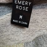 EMERY ROSE Multicolor Striped Pullover Sweater Dress Brown Size M Photo 4