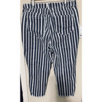 Democracy  Jeans Ab Technology Striped Raw Hem Side Womens 14P Stretch button fly Photo 4