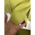 Joseph A Vtg Y2K Lime Green Mother of Pearl Button Front Cardigan Size Small Preppy Photo 5