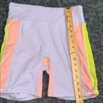 Fabletics  Motion 365 Trinity biking shorts large reflective pre owned Photo 3