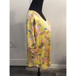 Philosophy Plus size 2X Yellow Floral Top Photo 3
