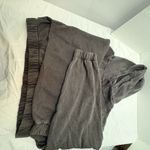 Aeropostale Women's Gray Drawstring Pullover Hooded Hoodie Crop Sweatshirt XL Photo 4