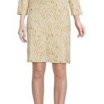 Tommy Bahama Women's Darcy Zebra Dress Golden honey XS/TP NWT $158 Photo 0
