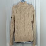 Dover Saddlery Cream Cable Knit Turtleneck Sweater (867) Photo 1