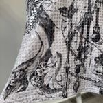 Eyeshadow Abstract Graphic Sequin Tank Top Gray Burnout Racerback Women’s M Photo 3