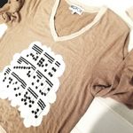 Wildfox {S} music notes baggy beach jumper sweater Photo 6