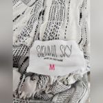 Sienna Sky  Womens Linen Blend White Black Pants With Pockets Size Medium Photo 4