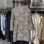 Jude Connally Chris Tunic Dress Elephant Print, Black Cream White Photo 6