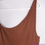 Free People NEW  BEACH‎ WAVERLY SWEATER ONE PIECE RIBBED ONE SHOULDER JUMPSUIT, L Photo 12