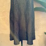 Tiana B. Black and Gold Tinsel Geometric Mini Dress Size 8 Photo 2