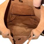 Tan 100% Suede Hobo Bag Soft Leather Shoulder Bag Casual Everyday Purse Brown Photo 3