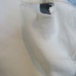 American Eagle Outfitters stretch curvy mom short denim jeans heavily distressed in light wash Photo 16