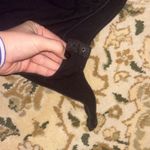 Black Sleeveless Deep Scoop neck Bodysuit Basic Minimal Capsule Casual Layering Size M Photo 3