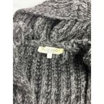 Cocogio Italy Hooded Chunky Knit Sweater Vest Gray Textured Wool Blend Size S Photo 11