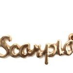 Scorpio Horoscope Letter Charm Pendant Necklace Gold Photo 1