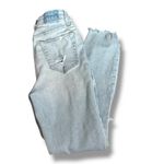 Abercrombie & Fitch Simone High Rise Slim Jeans Size 25R Distressed Light Wash Photo 1