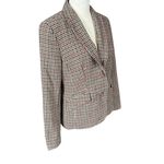 Charter Club long sleeve collared button down fully lined houndstooth blazer 4 Photo 1