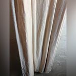 Forever 21  Cream Smocked Maxi Dress strapless side cutout summer stretch beach Photo 2