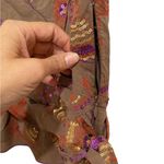 Chelsea and Violet Brown Sequin Tank Blouse Sz S Photo 7