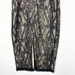 VICI  Bring On The Night Lace Chiffon Midi Dress Size Small Whimsigoth Victorian Photo 8