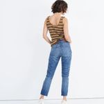 Madewell The High-Rise Slim Boyjean in Dover Wash: Raw-Hemmed Edition Photo 2