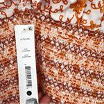 AQUA Women's Scilla Smocked Printed Dress in Orange Size Large NWT Photo 3