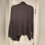 J.Crew  Size L Featherlight Gray Long Sleeve open Front Cardigan Top Photo 7