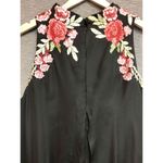 Lucci Lu Womens Cocktail Dress Embroidered Floral Asymmetrical Size 22 Photo 3