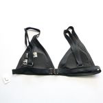 Heat Black Padded Classic Swim Sports Bra Beach Bralette Bikini Top L Large Photo 1