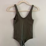 Abercrombie & Fitch Seamless Ribbed Bodysuit Green Photo 7