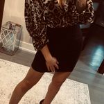 Bebe Silk Blouse With Puffy Sleeves Photo 1