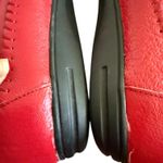 Dr. Scholls Red Leather Double Air-Pillo Insole Loafers Size 8W EUC Photo 6