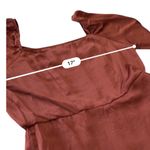 Sadie & Sage long sleeve Mini Dress with square neckline size medium Pink Photo 7