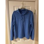 Vineyard Vines Sweatshirt Womens Large Blue Pullover Funnel Neck Outdoor Casual Photo 6