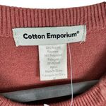 Cotton Emporium NWT Mauve Pink Bell Sleeve Tight Knit Sweater Tunic Size M Photo 4