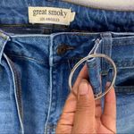 Great Smokey Womens Jeans Size 3 Stretch Medium Wash Denim Belted High Rise‎ Blue Photo 3