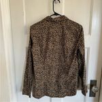 J.Crew  Button-up leopard shirt in signature fit size medium Photo 6