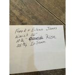 Frank & Eileen  The Monaghan Raw Hem Crop Straight Distressed‎ Mom Jeans Size 24 Photo 11