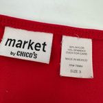 Chico's Market By  Tank Top Shell Chico’s 3 Red Layering Top Sleeveless (XL) READ    Photo 3
