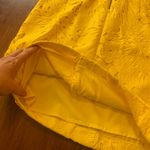 Talbots RSVP by  dress NWT size 4 yellow leaf lace eyelet cutout overlay … Photo 6