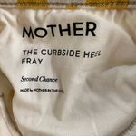 MOTHER The Curbside Heel Fray Yellow Floral Leopard Button Fly High Rise Size 25 Photo 9