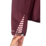 Mountain Hardwear Maroon Zipper Cowl Neck Pullover Sweatshirt Women Sz S Photo 3