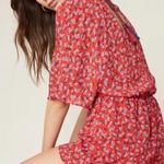 BB Dakota RED PRINT LEAVE IT TO FATE ROMPER BY STEVE MADDEN XS Photo 1